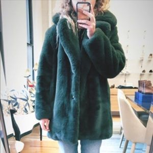 Wintergreen Furry Jacket